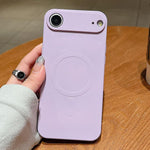 Custodia magnetica per telefono MagSafe in silicone liquido a tinta unita, For iPhone Air