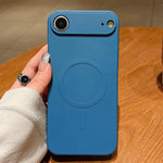 Custodia magnetica per telefono MagSafe in silicone liquido a tinta unita, For iPhone Air