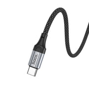 Cavo dati di ricarica Fresh 3A da USB a USB-C / Type-C hoco X102, USB to Type-C