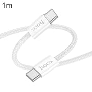 Cavo dati di ricarica da USB-C/Tipo-C a USB-C/Tipo-C Source 60W hoco X104, 1m, 2m