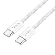 Cavo dati di ricarica da USB-C/Tipo-C a USB-C/Tipo-C Source 60W hoco X104, 1m, 2m