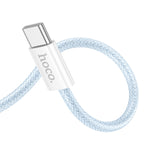 Cavo dati e ricarica USB-C 60W hoco X104 1m o 2m
