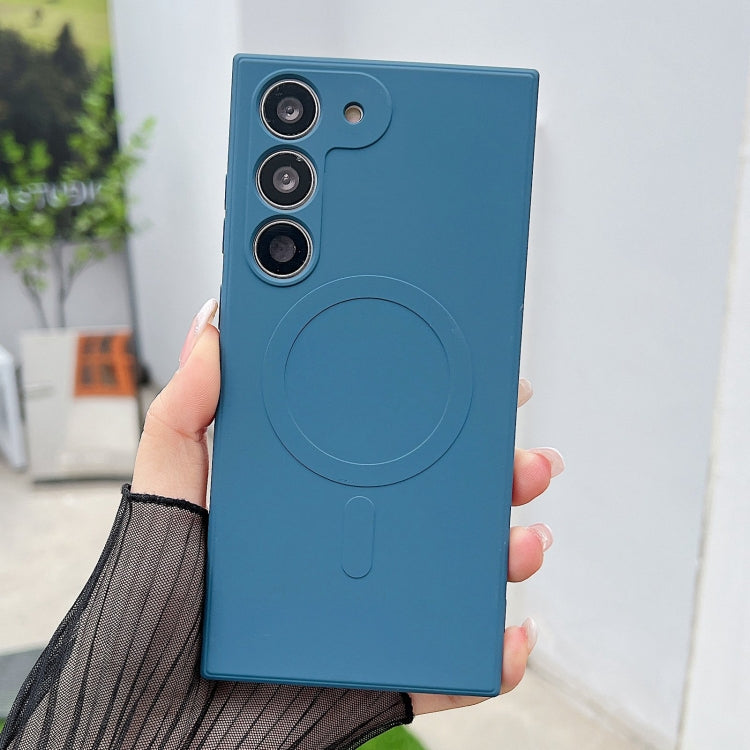 Custodia magnetica per telefono MagSafe in silicone liquido a tinta unita, For Samsung Galaxy S22+ 5G, For Samsung Galaxy S22 5G