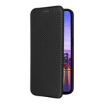 Custodia per telefono in pelle con texture in fibra di carbonio, For Samsung Galaxy A16, For Samsung Galaxy A06