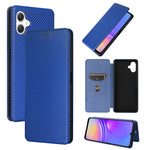 Custodia per telefono in pelle con texture in fibra di carbonio, For Samsung Galaxy A16, For Samsung Galaxy A06