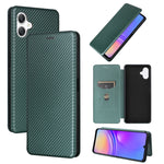 Custodia per telefono in pelle con texture in fibra di carbonio, For Samsung Galaxy A16, For Samsung Galaxy A06