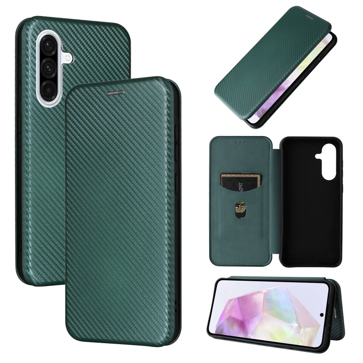 Custodia per telefono in pelle con texture in fibra di carbonio, For Samsung Galaxy A17 5G, For Samsung Galaxy A56 5G, For Samsung Galaxy A26 5G, For Samsung Galaxy A36