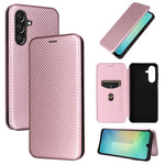 Custodia per telefono in pelle con texture in fibra di carbonio, For Samsung Galaxy A17 5G, For Samsung Galaxy A56 5G, For Samsung Galaxy A26 5G, For Samsung Galaxy A36