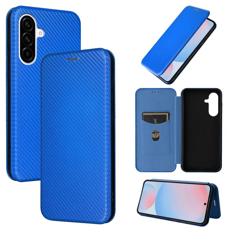 Custodia per telefono in pelle con texture in fibra di carbonio, For Samsung Galaxy A17 5G, For Samsung Galaxy A56 5G, For Samsung Galaxy A26 5G, For Samsung Galaxy A36