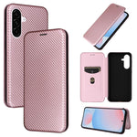 Custodia per telefono in pelle con texture in fibra di carbonio, For Samsung Galaxy A17 5G, For Samsung Galaxy A56 5G, For Samsung Galaxy A26 5G, For Samsung Galaxy A36