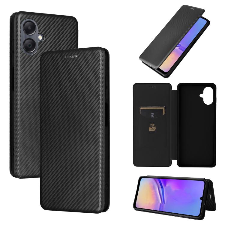 Custodia per telefono in pelle con texture in fibra di carbonio, For Samsung Galaxy A57 5G, For Samsung Galaxy A37 5G, For Samsung Galaxy A27 5G, For Samsung Galaxy A07 4G