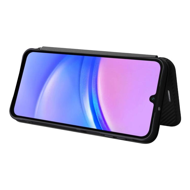 Custodia per telefono in pelle con texture in fibra di carbonio, For Samsung Galaxy A17 5G, For Samsung Galaxy A56 5G, For Samsung Galaxy A26 5G, For Samsung Galaxy A36