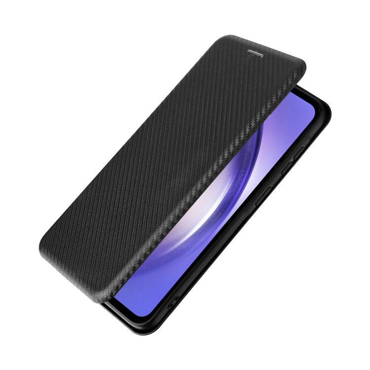 Custodia per telefono in pelle con texture in fibra di carbonio, For Samsung Galaxy A57 5G, For Samsung Galaxy A37 5G, For Samsung Galaxy A27 5G, For Samsung Galaxy A07 4G