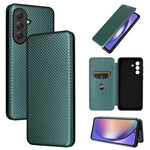 Custodia per telefono in pelle con texture in fibra di carbonio, For Samsung Galaxy A57 5G, For Samsung Galaxy A37 5G, For Samsung Galaxy A27 5G, For Samsung Galaxy A07 4G