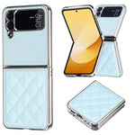 Custodia per telefono in PU glitterato rombico galvanico, For Samsung Galaxy Z Flip3