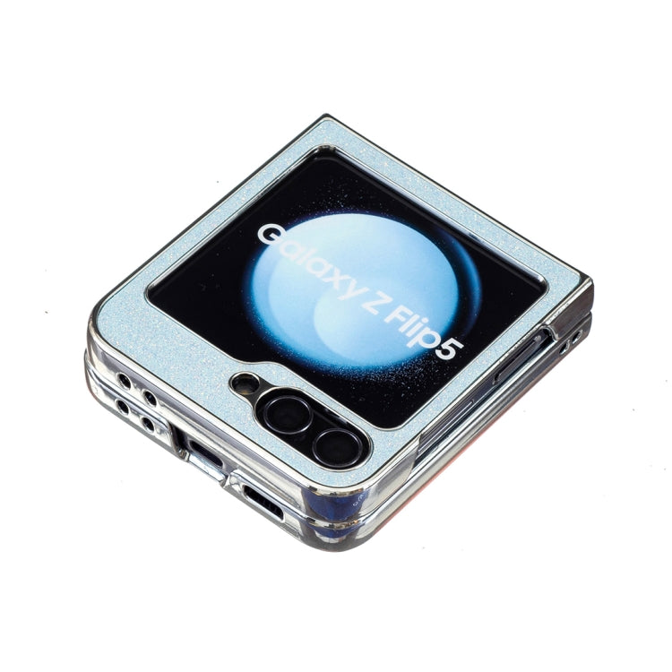Custodia per telefono in PU glitterato rombico galvanico, For Samsung Galaxy Z Flip6 / Flip7 FE, For Samsung Galaxy Z Flip5, For Samsung Galaxy Z Flip4