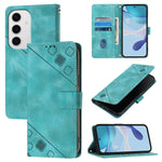 Custodia per telefono in pelle goffrata effetto pelle, For Samsung Galaxy S26 5G, For Samsung Galaxy S25 Edge 5G, For Samsung Galaxy S24 FE 5G