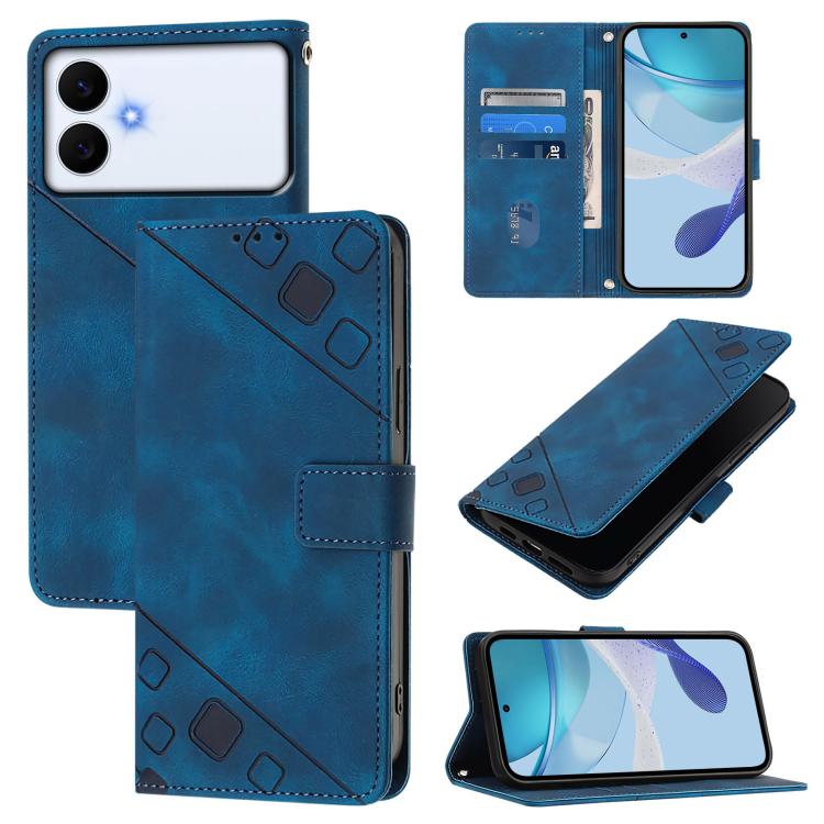 Custodia per telefono in pelle goffrata effetto pelle, For Galaxy S26 FE 5G, For Samsung Galaxy S26+ 5G, For Samsung Galaxy S26 Edge 5G, For Samsung Galaxy S26 Ultra 5G