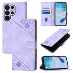 Custodia per telefono in pelle goffrata effetto pelle, For Galaxy S26 FE 5G, For Samsung Galaxy S26+ 5G, For Samsung Galaxy S26 Edge 5G, For Samsung Galaxy S26 Ultra 5G