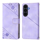 Custodia per telefono in pelle goffrata effetto pelle, For Galaxy S26 FE 5G, For Samsung Galaxy S26+ 5G, For Samsung Galaxy S26 Edge 5G, For Samsung Galaxy S26 Ultra 5G