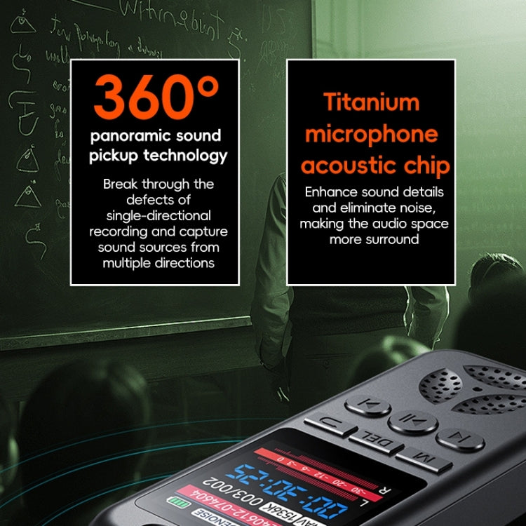S7 HD Schermo a colori Smart Noise Reduction Registratore vocale, S7