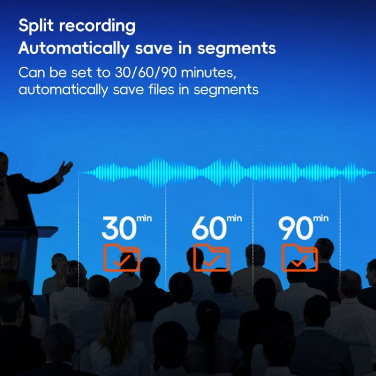 S7 HD Schermo a colori Smart Noise Reduction Registratore vocale, S7