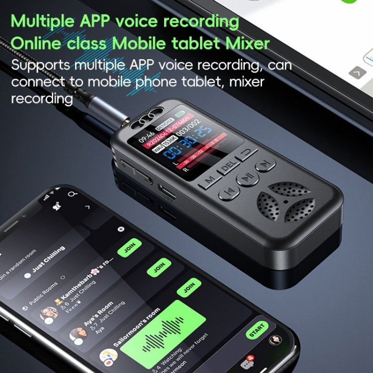 S7 HD Schermo a colori Smart Noise Reduction Registratore vocale, S7