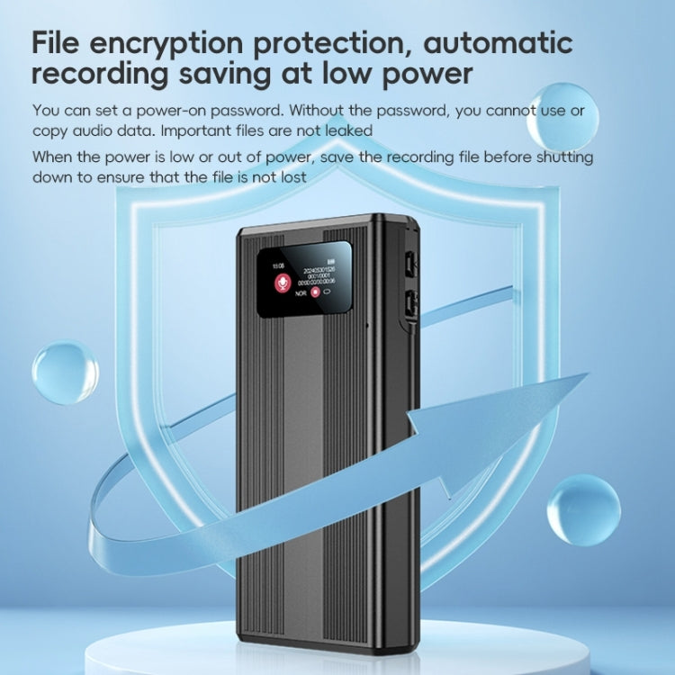 ZD42B Registratore vocale con riduzione intelligente del rumore e controllo magnetico del suono, 16GB, 32GB