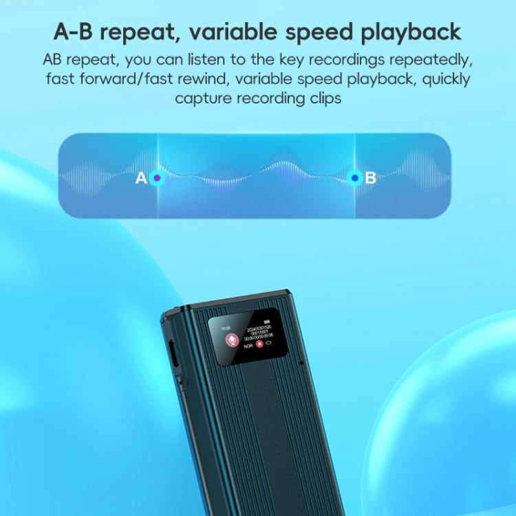 ZD42B Registratore vocale con riduzione intelligente del rumore e controllo magnetico del suono, 16GB, 32GB