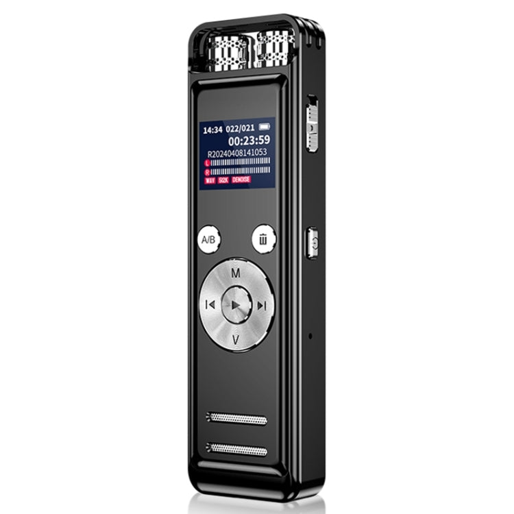 ZD43B Registratore vocale omnidirezionale con doppio microfono e riduzione intelligente del rumore, 32GB, 64GB