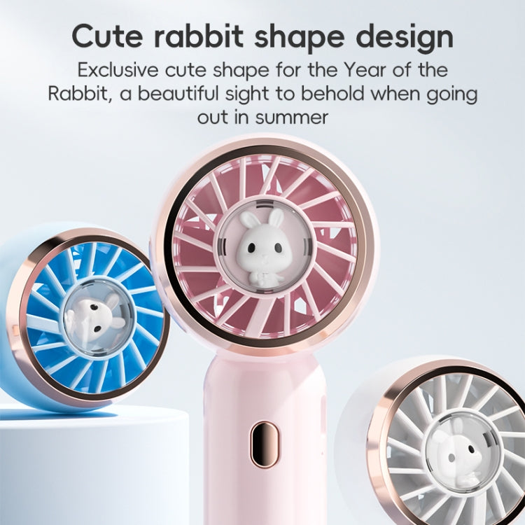 Mini turbina portatile simpatico coniglio ventilatore elettrico