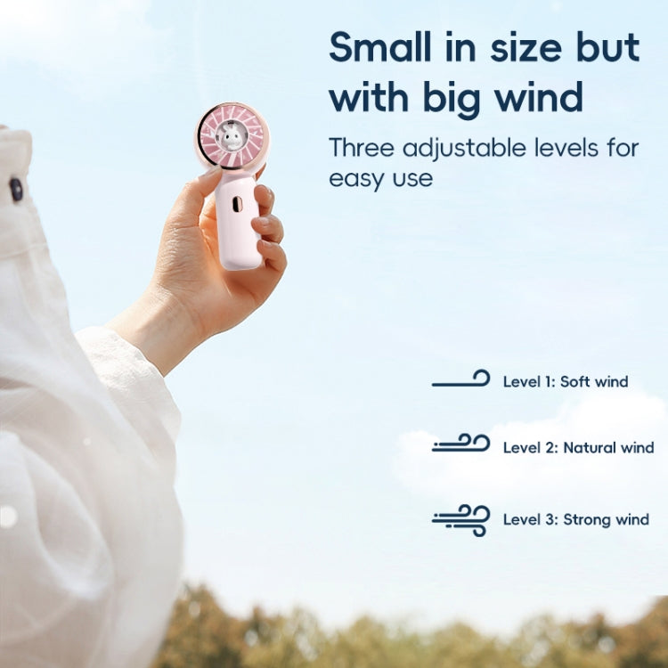 Mini ventilatore portatile coniglio ricaricabile USB