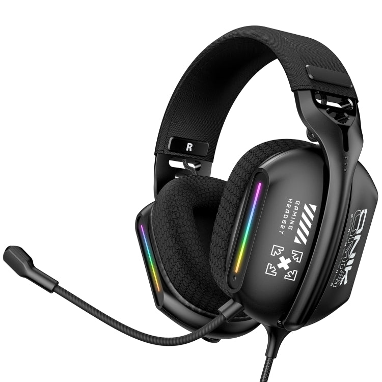 Cuffie da gioco ONIKUMA X12 USB/3,5 mm cablate RGB con microfono, lunghezza cavo: 2,2 m, X12