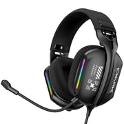 Cuffie da gioco ONIKUMA X12 USB/3,5 mm cablate RGB con microfono, lunghezza cavo: 2,2 m, X12