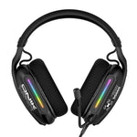 Cuffie da gioco ONIKUMA X12 USB/3,5 mm cablate RGB con microfono, lunghezza cavo: 2,2 m, X12