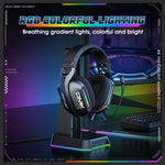 Cuffie da gioco ONIKUMA X12 USB/3,5 mm cablate RGB con microfono, lunghezza cavo: 2,2 m, X12