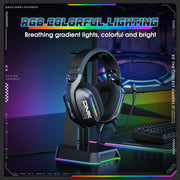 Cuffie da gioco ONIKUMA X12 USB/3,5 mm cablate RGB con microfono, lunghezza cavo: 2,2 m, X12