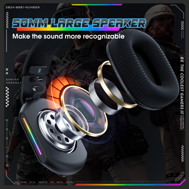 Cuffie da gioco ONIKUMA X12 USB/3,5 mm cablate RGB con microfono, lunghezza cavo: 2,2 m, X12