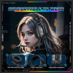 Cuffie da gioco ONIKUMA X12 USB/3,5 mm cablate RGB con microfono, lunghezza cavo: 2,2 m, X12