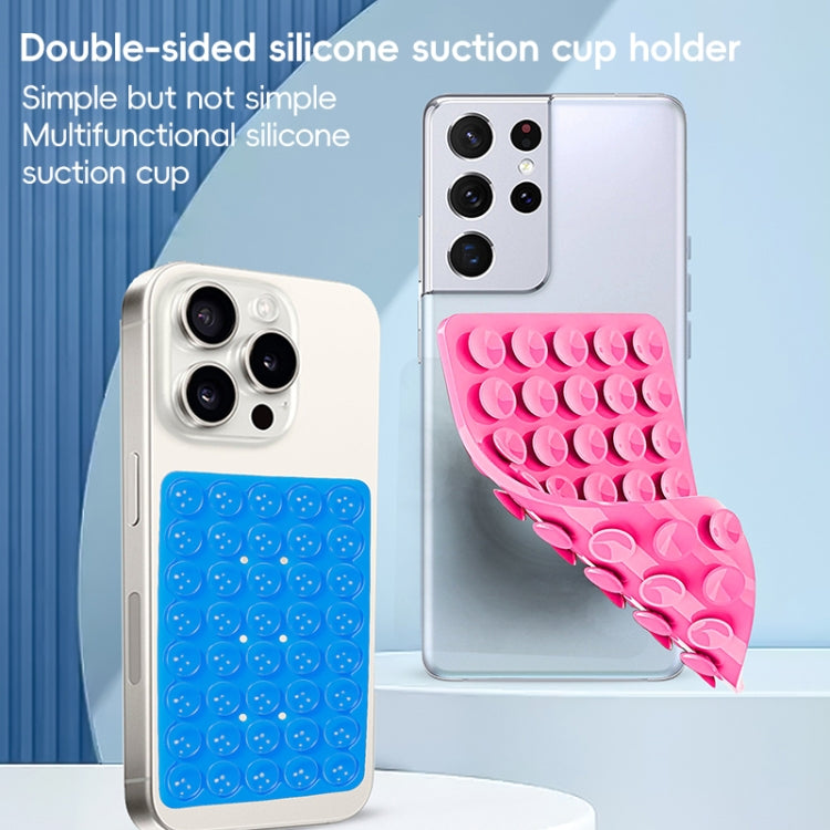 Adesivi posteriori a ventosa bifacciali in silicone per telefono cellulare, 40 pezzi