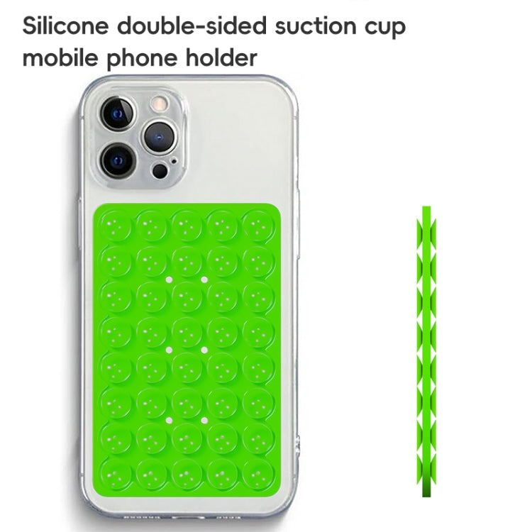 Adesivi posteriori a ventosa bifacciali in silicone per telefono cellulare, 40 pezzi