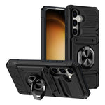 Custodia antiurto per telefono con supporto ad anello in metallo in TPU ibrido per PC, For Samsung Galaxy S23 FE 5G, For Samsung Galaxy S23+ 5G, For Samsung Galaxy S23 5G