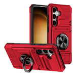 Custodia antiurto per telefono con supporto ad anello in metallo in TPU ibrido per PC, For Samsung Galaxy S23 FE 5G, For Samsung Galaxy S23+ 5G, For Samsung Galaxy S23 5G