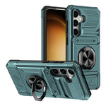 Custodia antiurto per telefono con supporto ad anello in metallo in TPU ibrido per PC, For Samsung Galaxy S26+ 5G, For Samsung Galaxy S26 Ultra 5G, For Samsung Galaxy S26 5G, For Samsung Galaxy S25 Ultra 5G