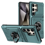 Custodia antiurto per telefono con supporto ad anello in metallo in TPU ibrido per PC, For Samsung Galaxy S26+ 5G, For Samsung Galaxy S26 Ultra 5G, For Samsung Galaxy S26 5G, For Samsung Galaxy S25 Ultra 5G