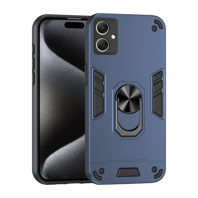 Custodia per telefono con supporto ad anello in metallo antiurto, For Samsung Galaxy A36, For Samsung Galaxy A06