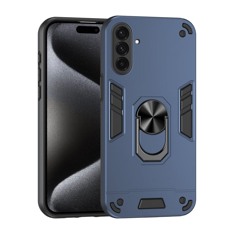 Custodia per telefono con supporto ad anello in metallo antiurto, For Samsung Galaxy A36, For Samsung Galaxy A06