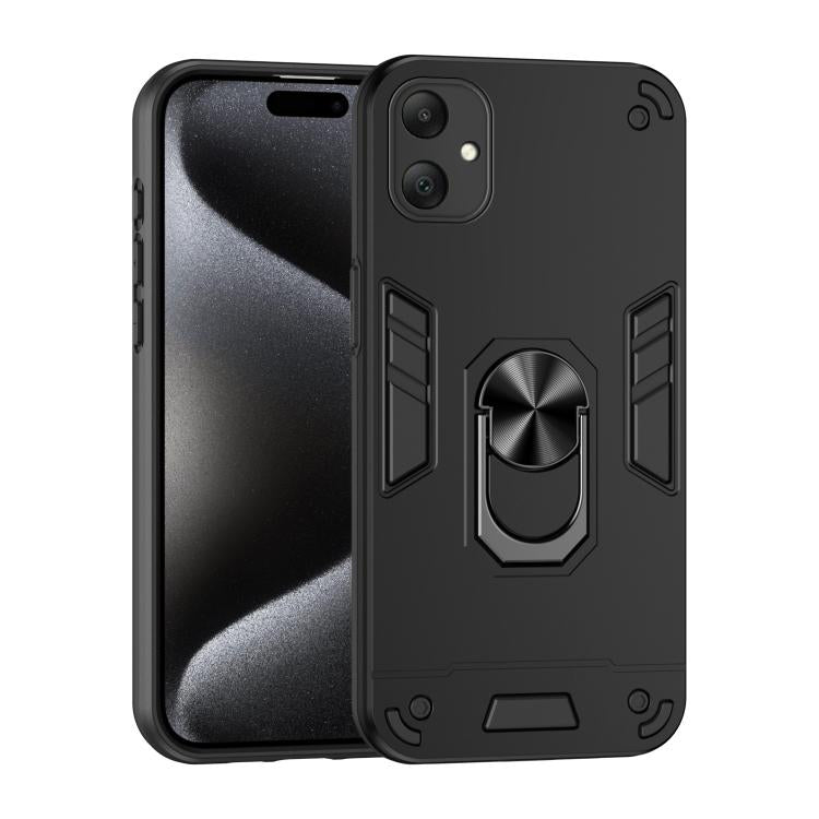 Custodia per telefono con supporto ad anello in metallo antiurto, For Samsung Galaxy A37 5G, For Samsung Galaxy S25 FE 5G, For Samsung Galaxy A07 4G, For Samsung Galaxy A17 5G, For Samsung Galaxy S25 Edge 5G, For Samsung Galaxy A06 5G                  ...