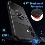 Custodia per telefono con supporto ad anello in metallo antiurto, For Samsung Galaxy S26+ 5G, For Samsung Galaxy S26 Ultra 5G, For Samsung Galaxy S26 5G, For Samsung Galaxy S24 FE 5G