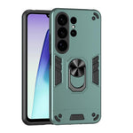Custodia per telefono con supporto ad anello in metallo antiurto, For Samsung Galaxy S26+ 5G, For Samsung Galaxy S26 Ultra 5G, For Samsung Galaxy S26 5G, For Samsung Galaxy S24 FE 5G